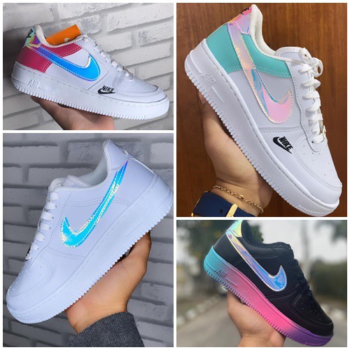 tenis nike feminino colorido