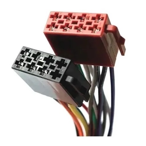Conector Chicote Femea Cd Dvd 16 Vias Vw Gm Fiat - Duplo