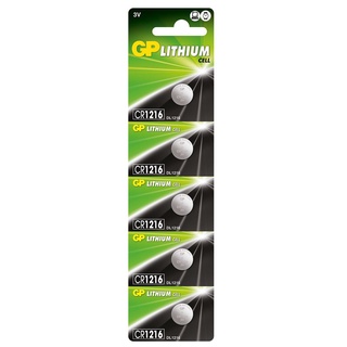 05 Pilhas GP Cr1216 3v Bateria Original - 01 Cartela