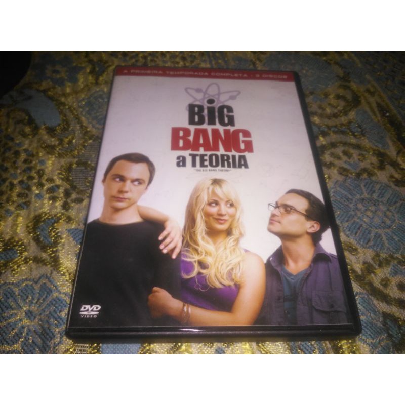box dvd big bang a teoria 1° temporada usado original 3 discos | Shopee ...