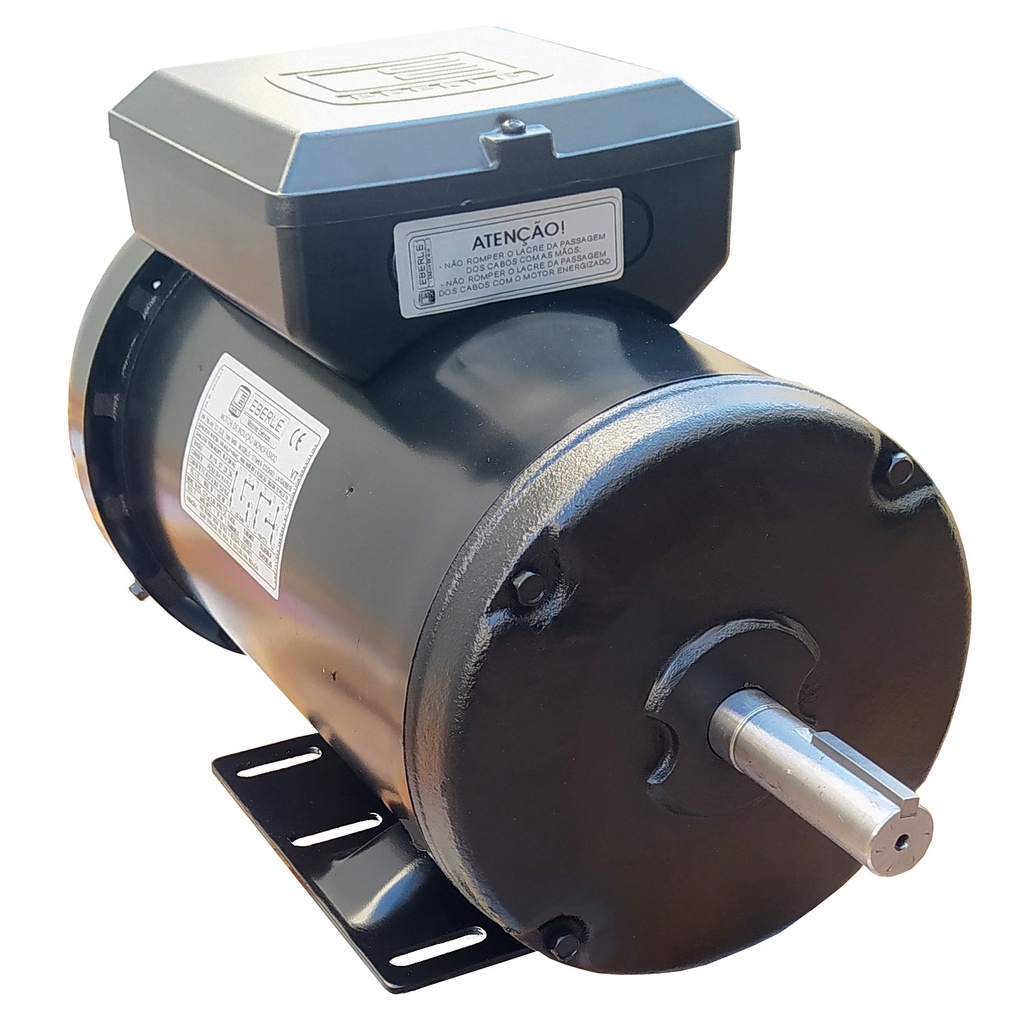 Motor Elétrico Monofásico 1cv Alta Rotação 110/220v Ip44 Blindado 2 Polos Eberle Mercosul