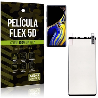 Película Indestrutível Flex Galaxy Note 9 Não trinca e cobre a tela toda - Armyshield