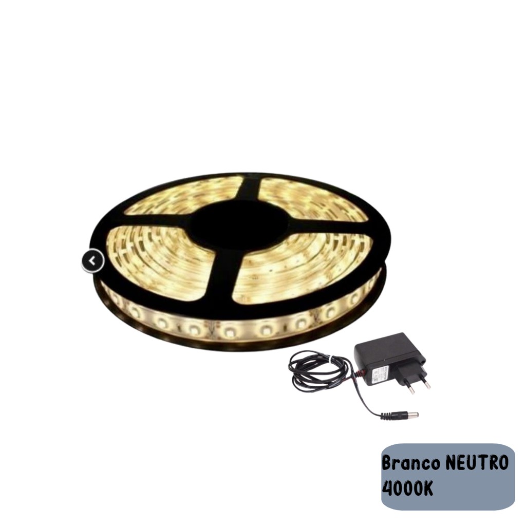 5 Metros Fita Led Cob 12w 4000k 1200lm/m Nordecor 7055 - Corre Que Ta ...