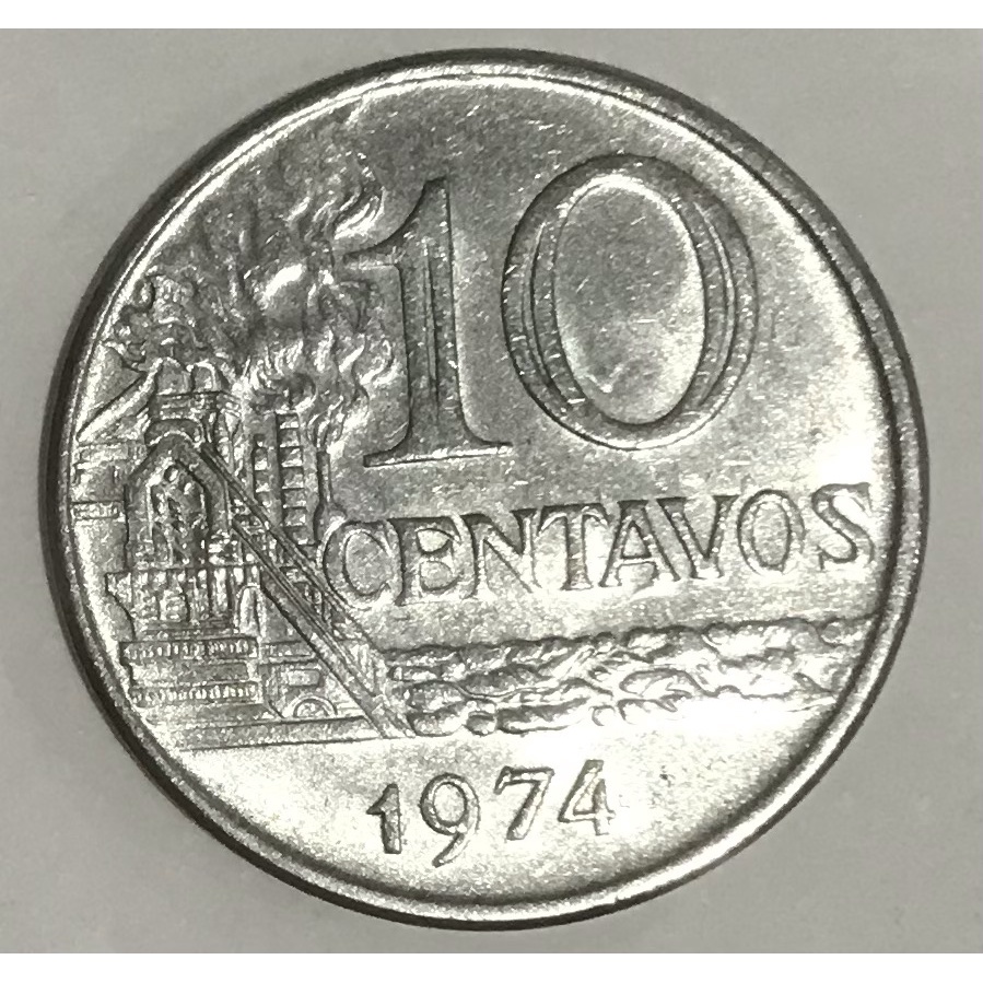 🇧🇷 🟢 Moeda 10 Centavos 1974 - 1975 - 1976 - 1977 - 1978 - 1979