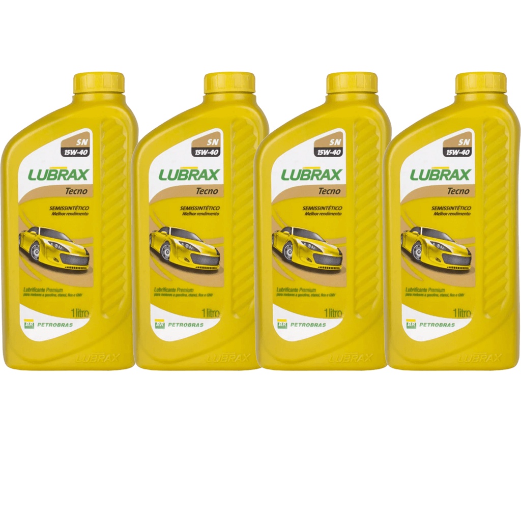 4 Oleo Tecno 15w40 Semissintético Lubrax