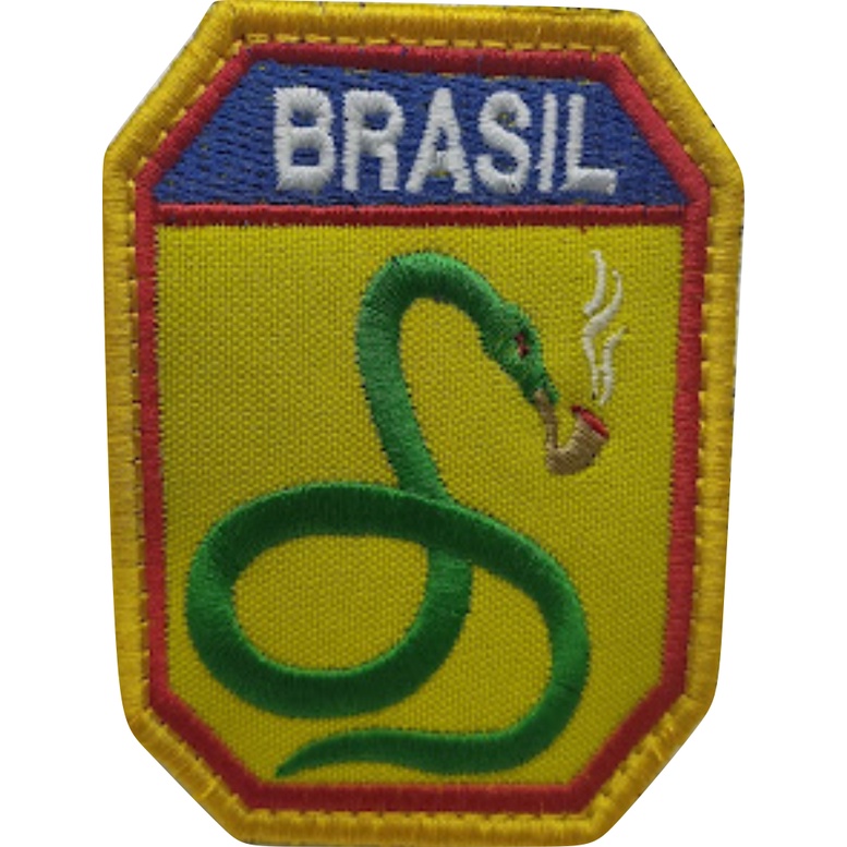 Força Expedicionaria Brasileira A Cobra Vai Fumar Airsoft Patches