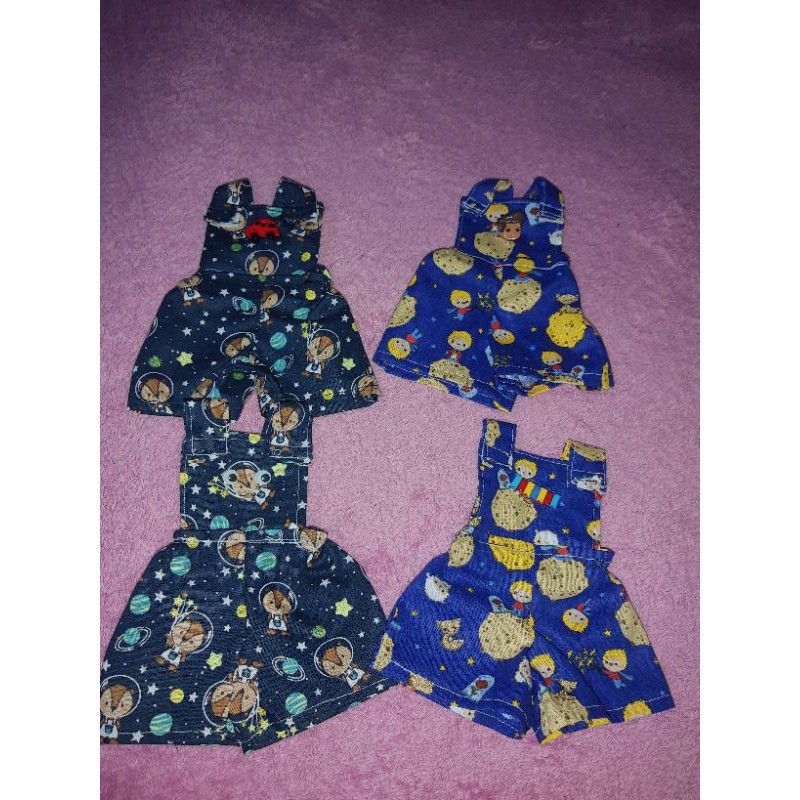 Roupinha de baby alive (unidade) - Jardineira shortinho masculina e feminina para bonecas baby alive e bonecas similares