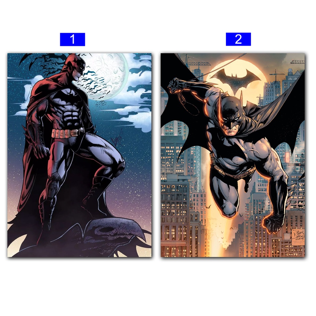 Exclusivo Kit 02 Quadros Batman Placa Decorativa Presente Quarto Sala  Escritório | Shopee Brasil