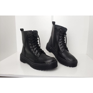 Bota Coturno Preto | Vegano | Santacrow