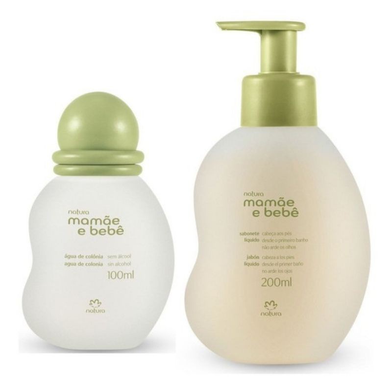 Kit Mamãe e Bebê Água de Colônia 100ml + Sabonete Líquido Natura