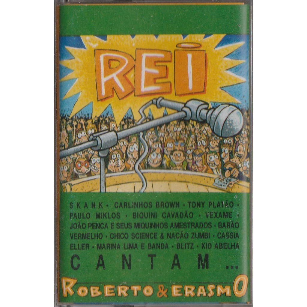 Fita Cassete K7 Rei - Vários Cantam Roberto Carlos & Erasmo Carlos - 1994