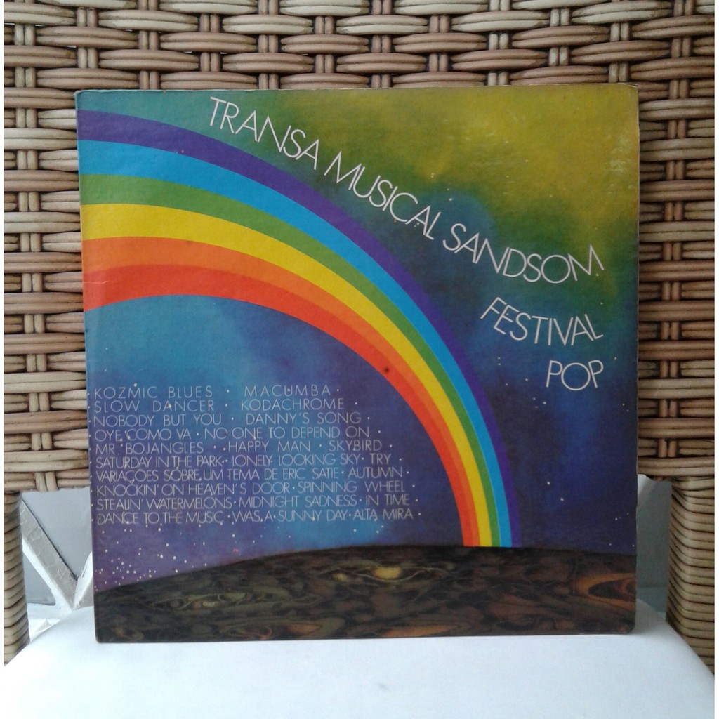 LP Transa Musical Sandsom - duplo - com Janis Joplin, Bob Dylan, Edgar Winter, Santana