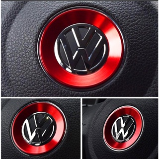 Anel De Decoração Do Emblema Centro Volante Carro Para Volkswagen Golf 6/7 VW Tiguan Passat B8 Jetta Mk6 Adesivo De Capa em Oferta na Shopee