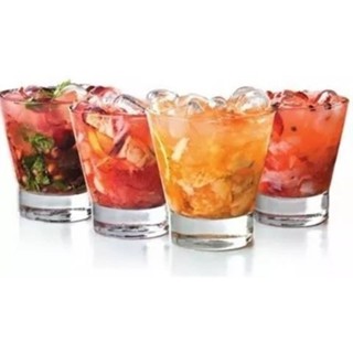 Copo Ilhabela Caipirinha Rocks 350 Ml 4 Peças( DISTRIBUIDOR SANTA  MARINA) ENVIO IMEDAITO em Oferta na Shopee