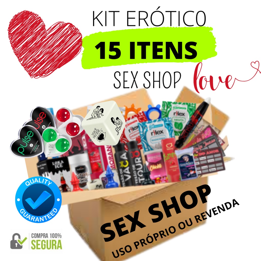 Caixa Sexy Love Com 15 Produtos Adultos Sex Shop Para Sexo Shopee