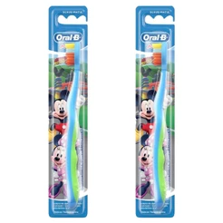 Kit 2 Escova Dental Infantil Oral-b Stages Mickey
