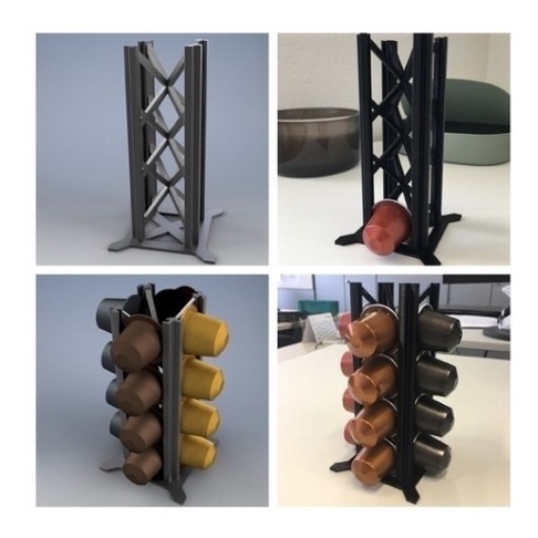 Torre de 20 capsulas de Mesa para Cápsulas Nespresso – Organização e Estilo para seu Espaço de Café
