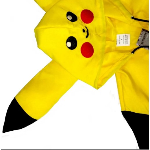 Novidade Fantasia Pikachu Cosplay Pokémon + Brinde