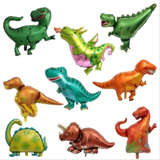 Kit 5 Balão Dinossauro 30cm Dragão Metalizado Decoração Festa Aniversário em Oferta na Shopee
