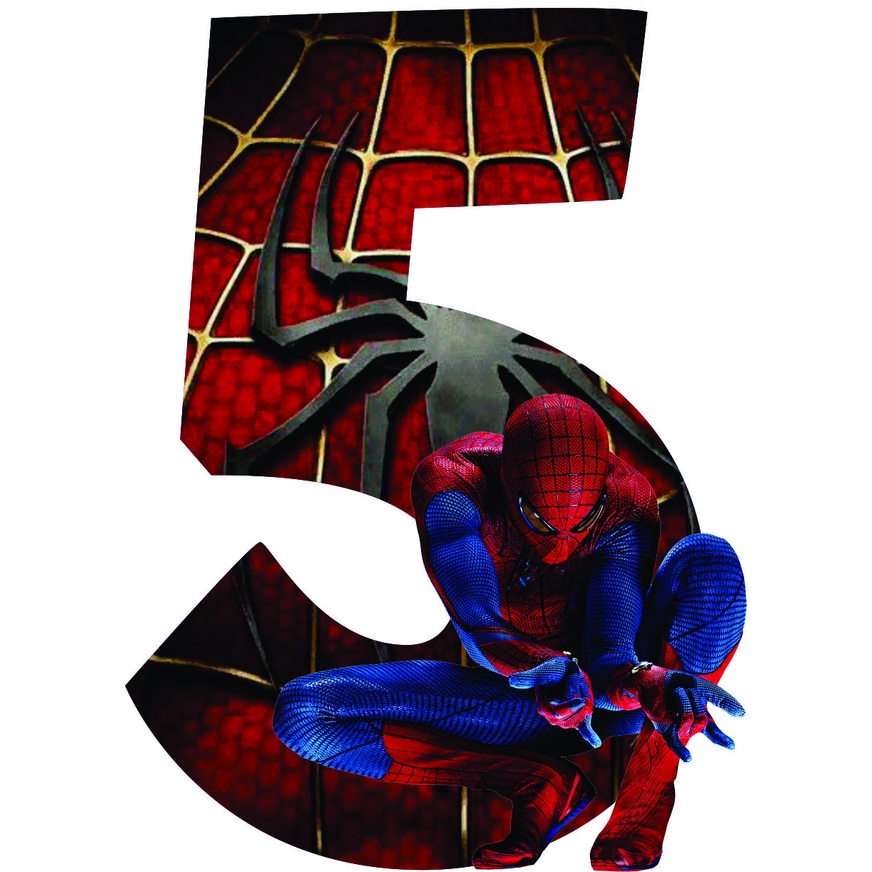 Display numero 5 Homem Aranha 60cm | Shopee Brasil