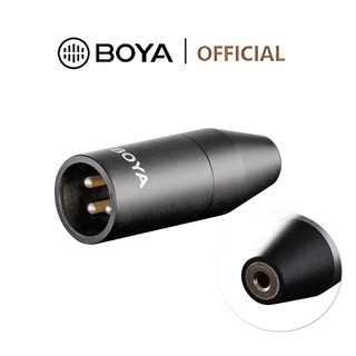 BOYA Adaptador 3,5mm TRS (Fêmea) Para XLR (Macho) Com Power Convers Fuction BY-35C-Pro