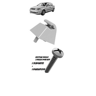 Kit do Suporte do Quebra Sol Cinza Claro Chevrolet Chevrolet Astra Sedan 1999 até 2004