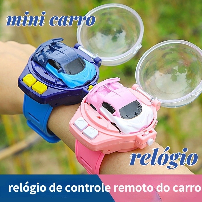 Relógio Com Controle Remoto Carro Crianças Brinquedo Elétrica Mini Menino  Corrida De Controle Remoto Do Carro Do Carro Das Crianças Assistir | Shopee  Brasil