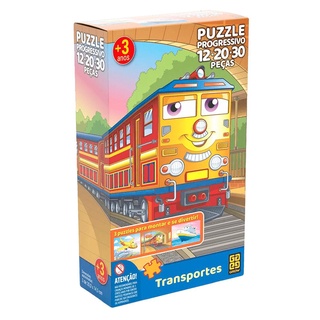Puzzle Progressivo Transportes