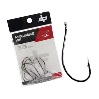Anzol Maruseigo Albatroz Fishing Black Vários Tamanhos 6-24 Pesca Pescaria Tucunaré Traira