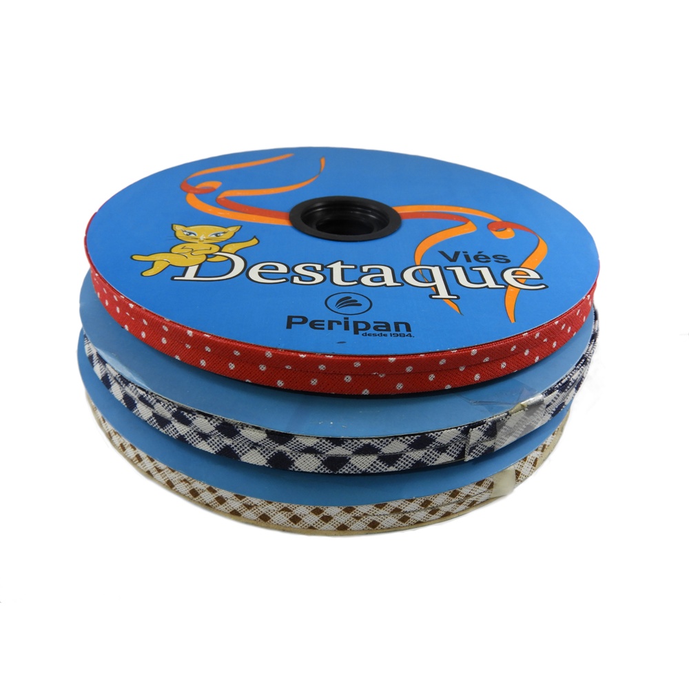 Viés Algodão Estreito 24mm Destaque 50m - Estampado