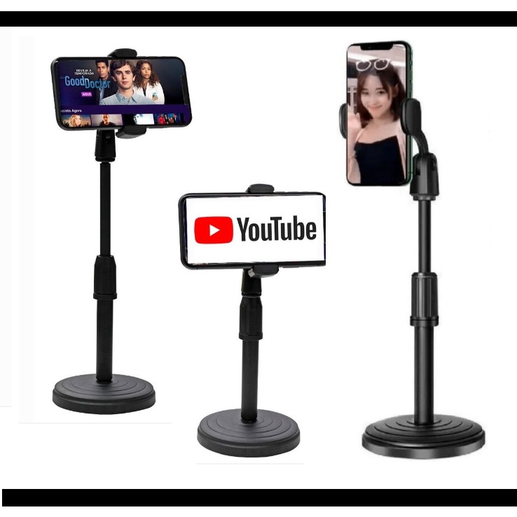 Suporte Para Celular De Mesa Com Altura Ajustavel Angulo Shopee Brasil