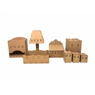 kit higiene bebe PASSA FITA mdf 8 peças