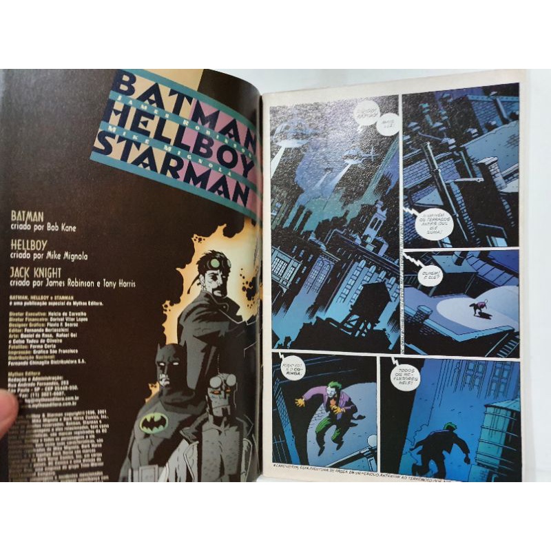 HQs Batman: Os Intocáveis + Batman: Morto na Admissão + Batman/Hellboy/Starman  | Shopee Brasil