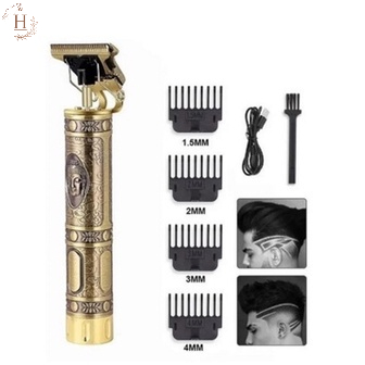 Máquina De Cortar Cabelo Para Barba Masculina Designer Aleatório Elétrico Profissional Premium