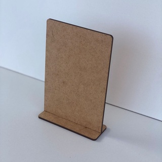 Kit com 30 Placas 10x15 com cantos arredondados e com base em mdf cru de 3mm