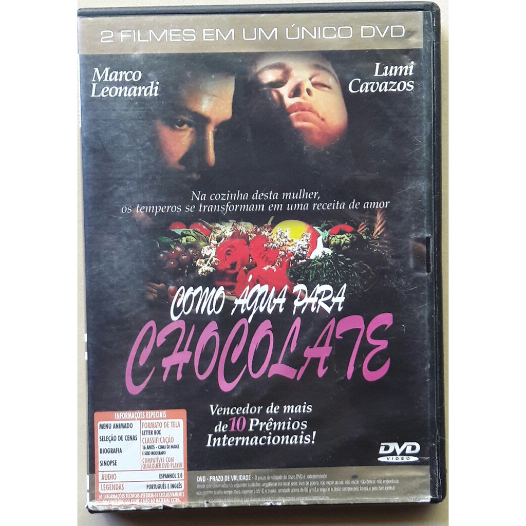 Dvd Como Água Para Chocolate & Meu Adorável Sonhador