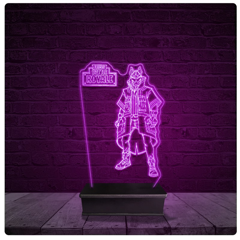 Luminária e Abajur Acrílico Led - Fortnite Jogo 06