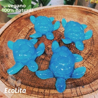 KIT 3 SABONETES ARTESANAIS | COLEÇÃO A(AMAR) - Algas marinhas e amêndoa | vegano e eco