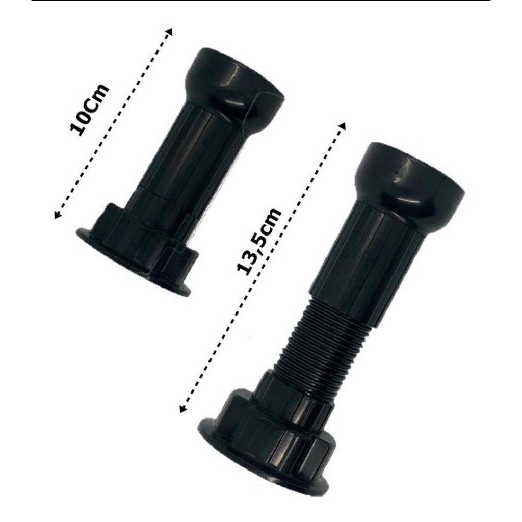 Pe Cozinha/armario/gabinete Plastico 10 A 13cm Com Parafuso em Oferta na Shopee