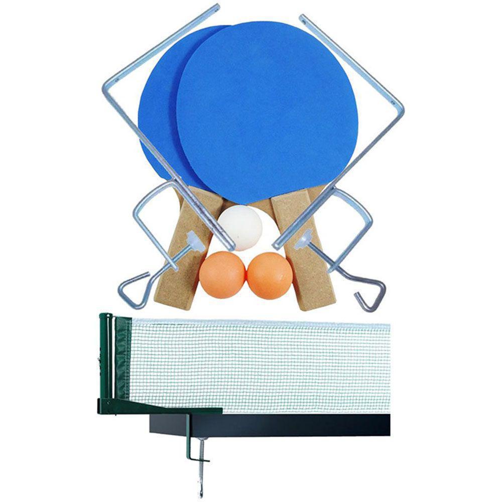 Kit Tenis De Mesa 2 Raquetes 3 Bola 1 Suporte E 1 Rede