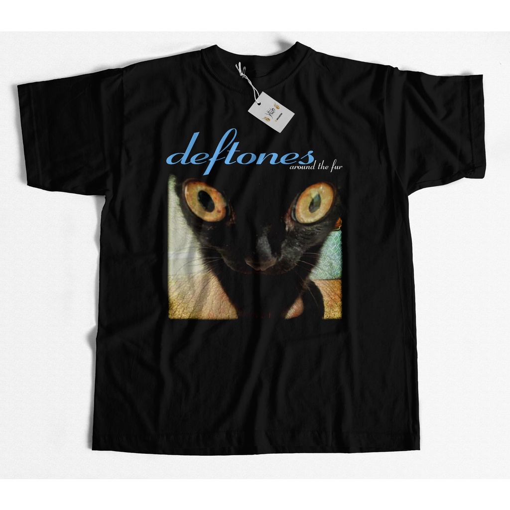 Camiseta Camisa Blusa Deftones Around The Fur gato cat meme - Faz a Boa!