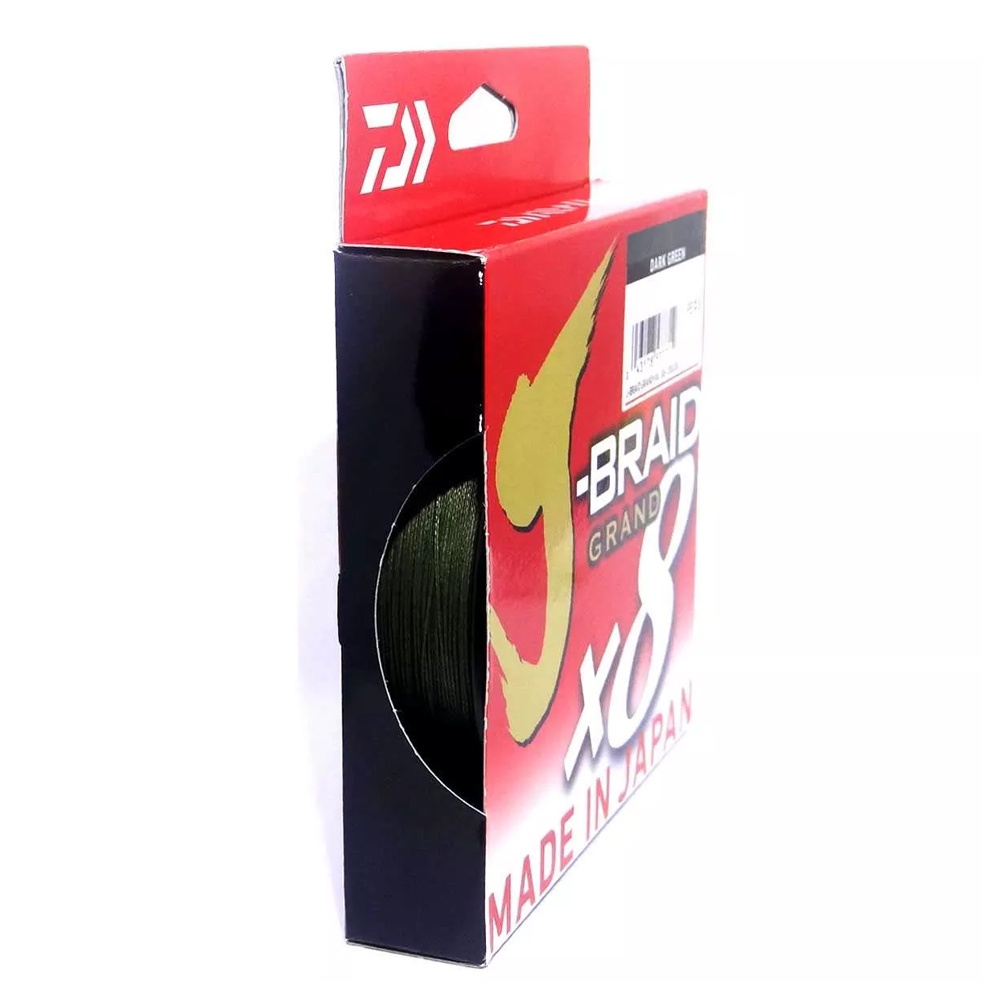 Linha Pesca Multifilamento 8 Fios Daiwa J-braid 270 Metros 0.32mm - 40 Lbs