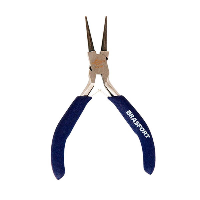 Alicate Bico Meia Cana 4.1/2 Pol Redondo Para Bijuteria 8997 BRASFORT em Oferta na Shopee