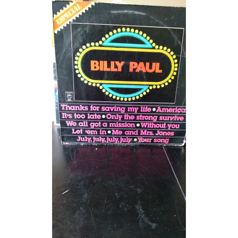 LP Billy Paul Especial(1977) Epic