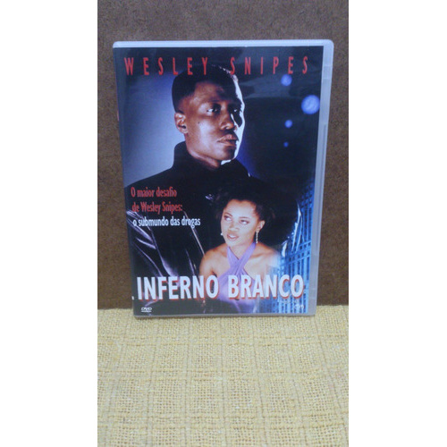 Dvd Inferno Branco - Wesley Snipes - Dublado - Ótimo Estado