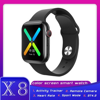 X8 Novo Smartwatch Relógio Inteligente 1.44 Homens E Mulheres X8 Polegada Bluetooth Chamada Freqüência Cardíaca Pressão Arterial À Prova D