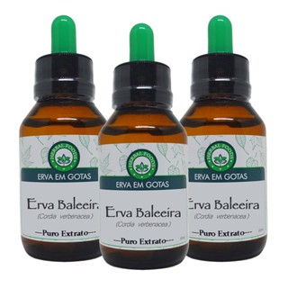 3 Extratos de Erva Baleeira 60ml - (Tintura mãe) em Oferta na Shopee