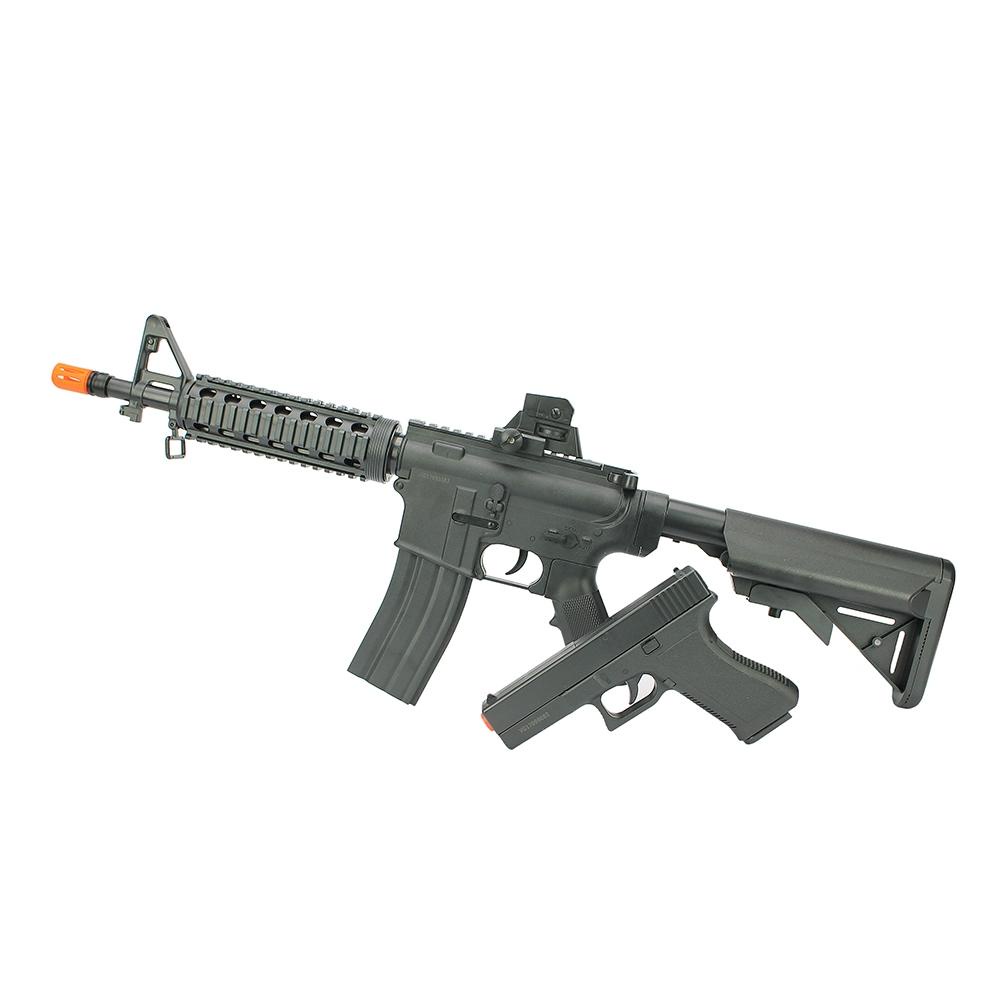 Kit Rifle M4 E Pistola V307 De Airsoft Vigor Vg Spring Rossi em Oferta na Shopee