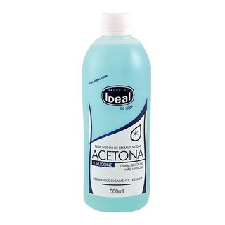 Removedor de Esmaltes C/ Acetona Ideal 500ml