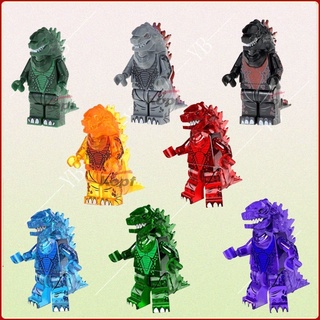 Blocos De Construção Brinquedos Godzilla Minifiguras Educativos Infantis Dinossauros